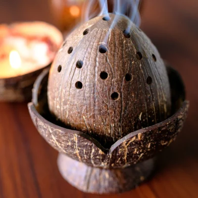 Coco-Shell Incense Holder