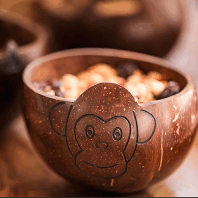 Coco-Shell Monkey Bowl - Kids Collection