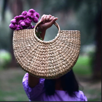 Water Hyacinth Tote Bag